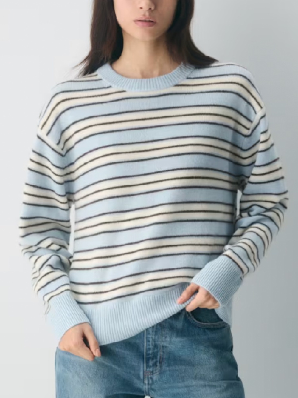 Aritzia Cashmere Relaxed Crew Sweater. NWOT. - Picture 1 of 7